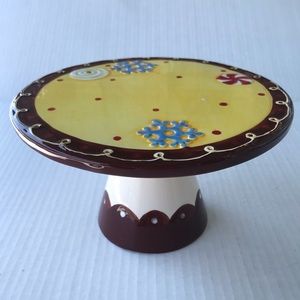 Mini Footed Holiday Cake/Treat Stand 8”